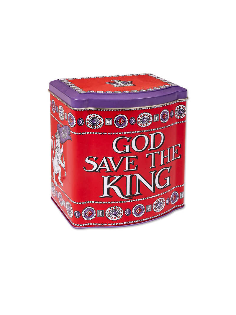 Produktbild zu Teedose God save the King mit Tee von New English Teas
