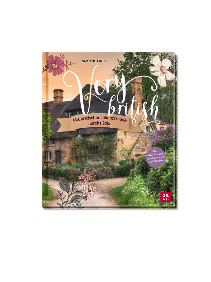 Produktbild zu Geschenkbuch Very British - Mit britischer Lebensfreude durchs Jahr von Simone Orlik