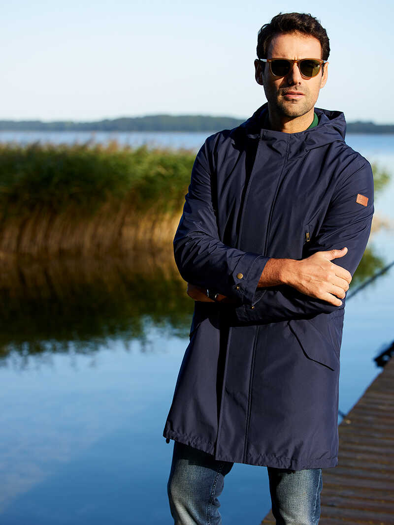 Alternatives Bild 2 zu Dunkelblauer Regenparka f�r Herren