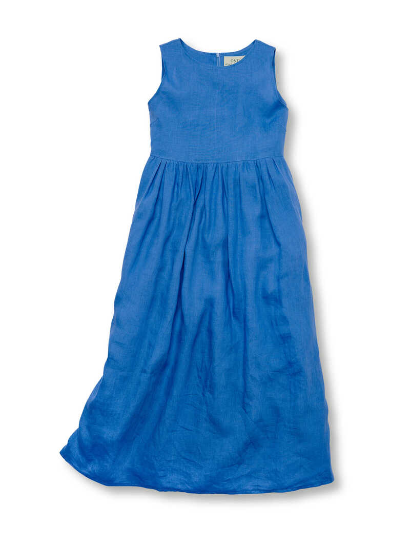 Alternatives Bild 1 zu Blaues Leinenkleid in H�ngerform