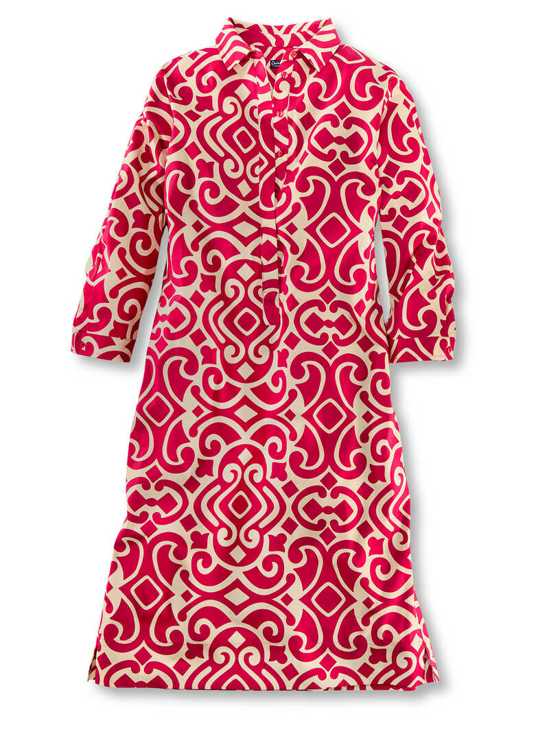 Alternatives Bild 1 zu Schlupfkleid mit Grafik-Print