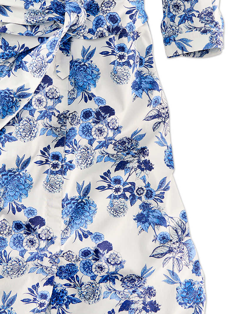 Alternatives Bild 2 zu Blumenkleid im Hemdblusenstil