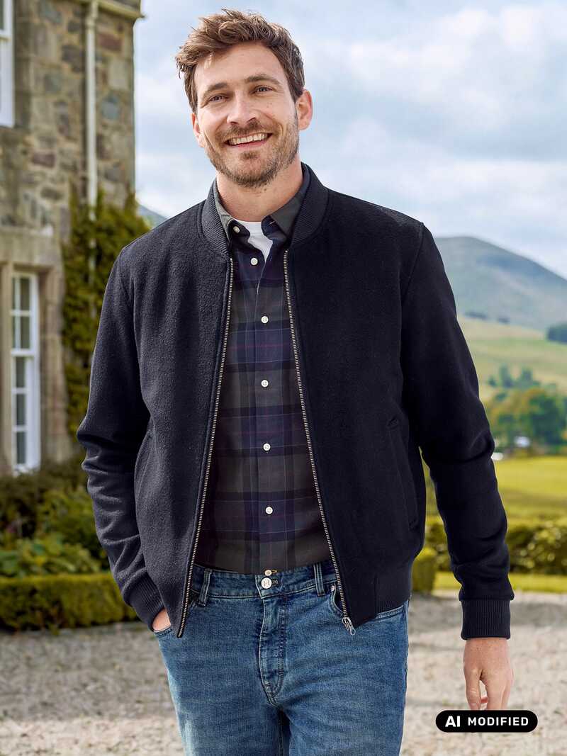 Alternatives Bild 3 zu Woll-Blousonjacke