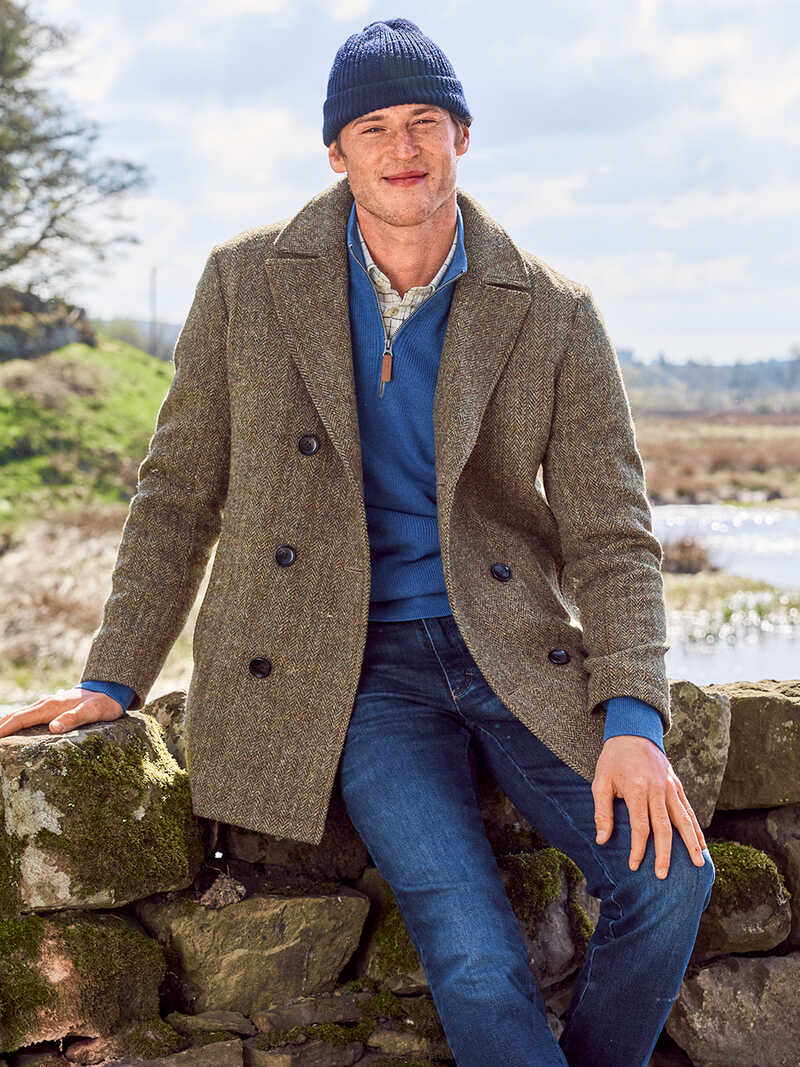 Alternatives Bild 3 zu Pea Coat Cabanjacke Harris Tweed
