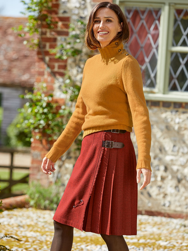 Midikilt �Roslee� in Ziegelrot von O�Neil of Dublin