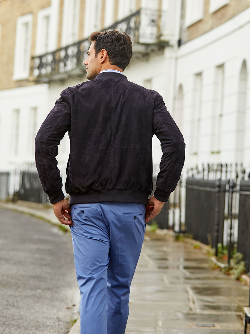 Alternatives Bild 2 zu Blouson aus Veloursleder fr Herren