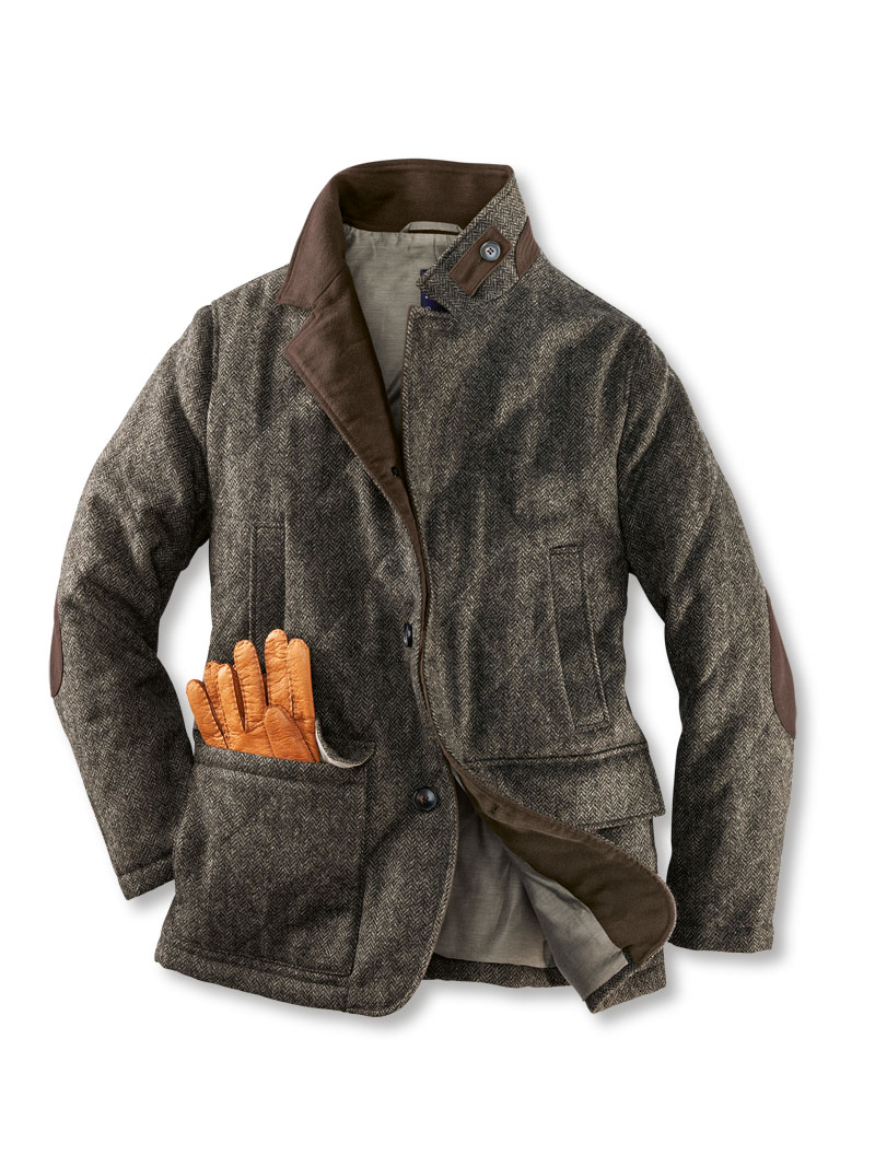 Produktbild zu Steppjacke aus Tweed fr Herren