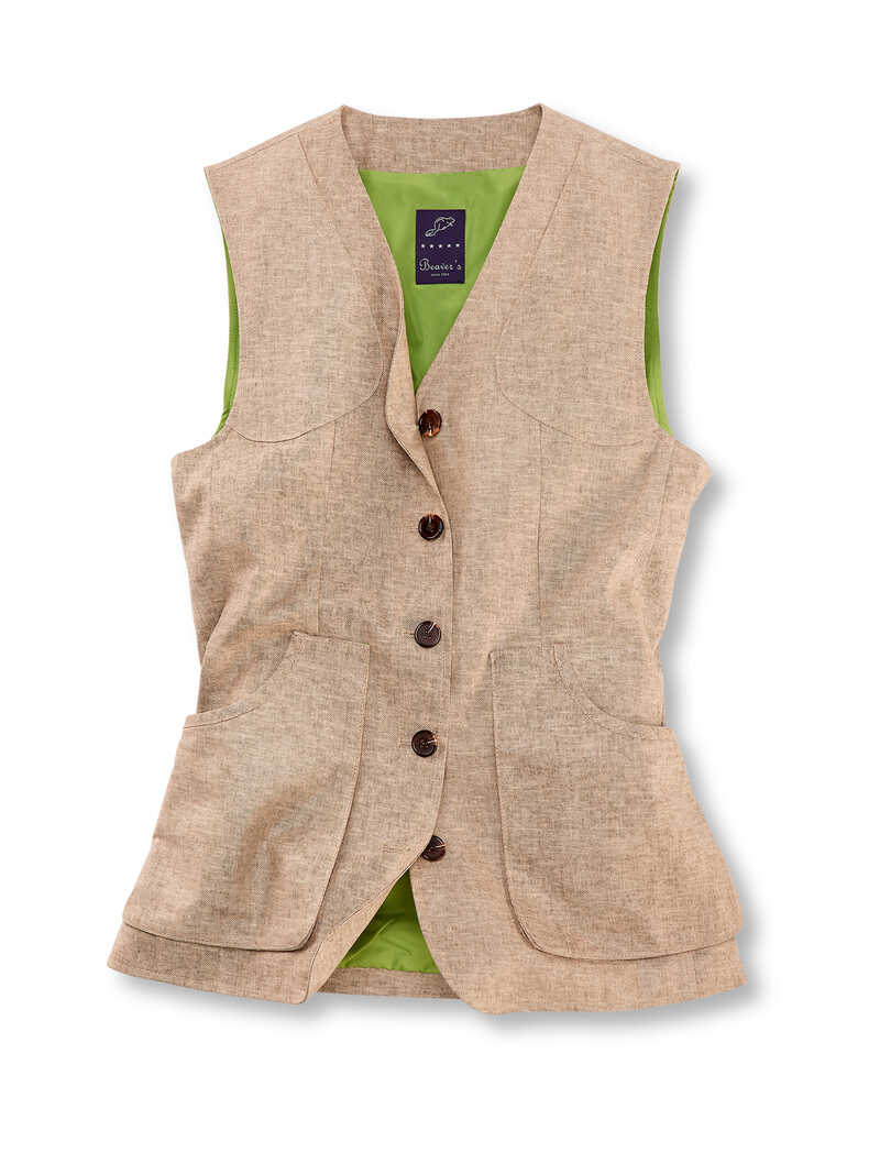 Produktbild zu Leinen-Weste fr Damen mit Imprgnierung