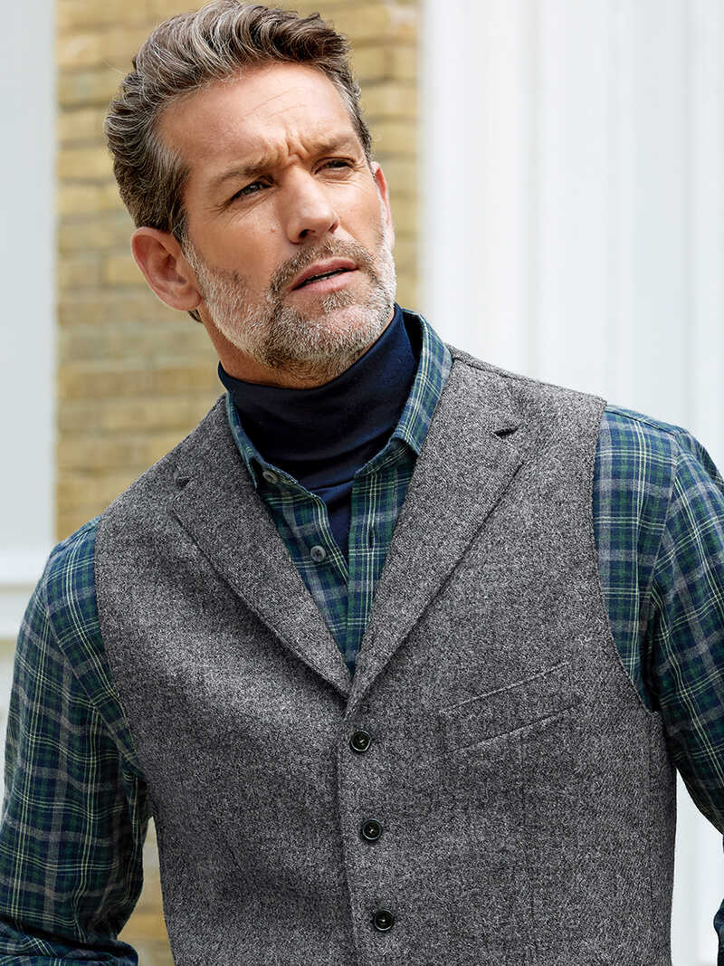 Alternatives Bild 2 zu Harris-Tweed-Weste