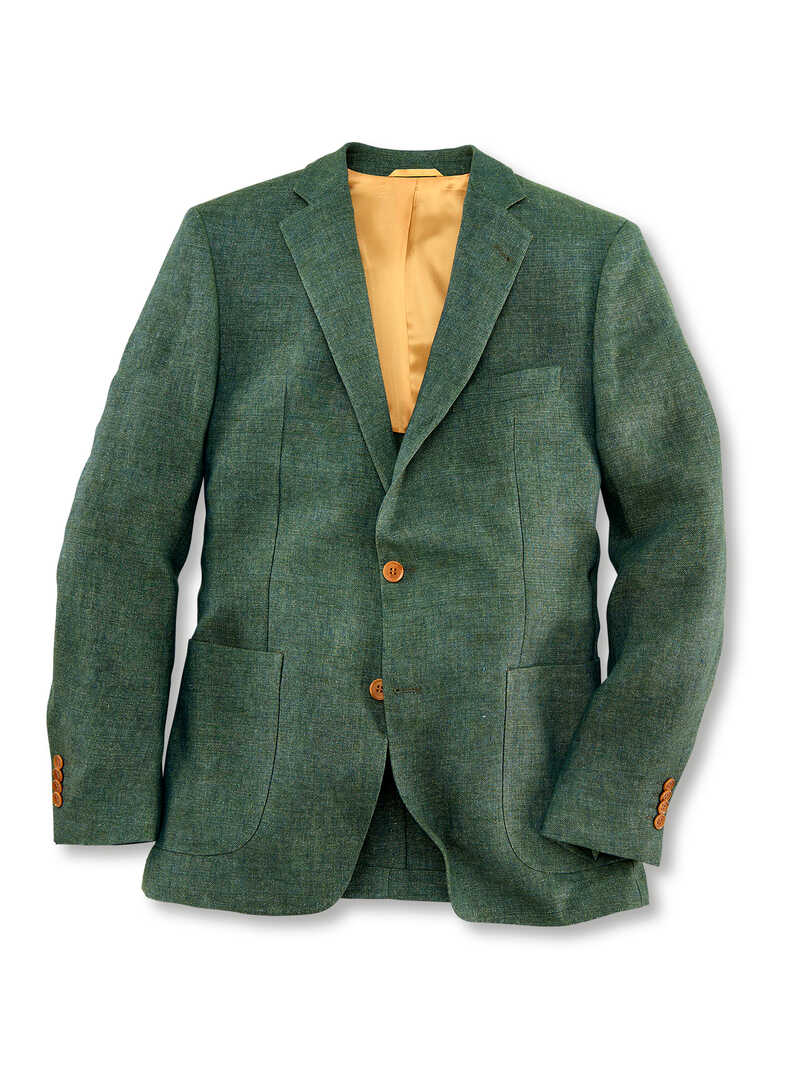 Produktbild zu Grnes Leinensakko