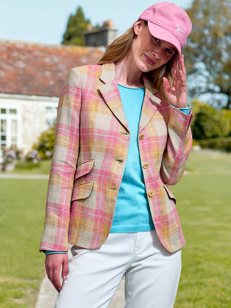 Alternatives Bild 3 zu Karoblazer in Pastellfarben