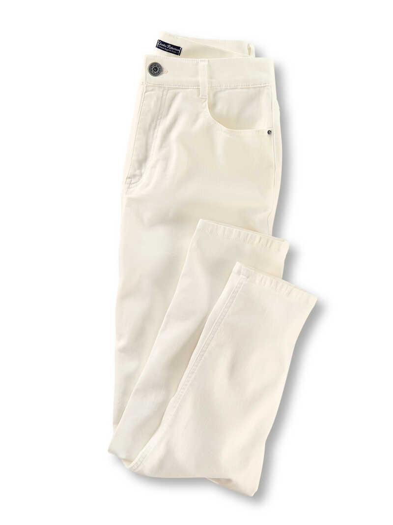 Produktbild zu Weie Momjeans im Five-Pocket-Stil