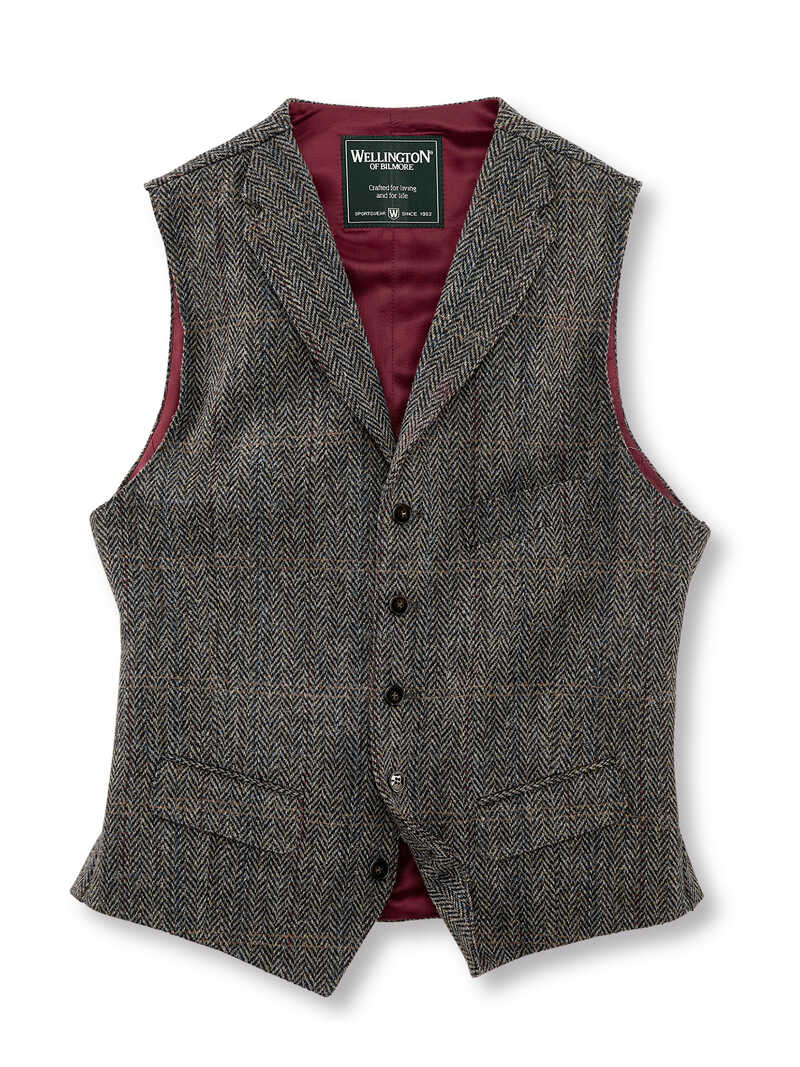 Alternatives Bild 1 zu Harris-Tweed-Weste Wales