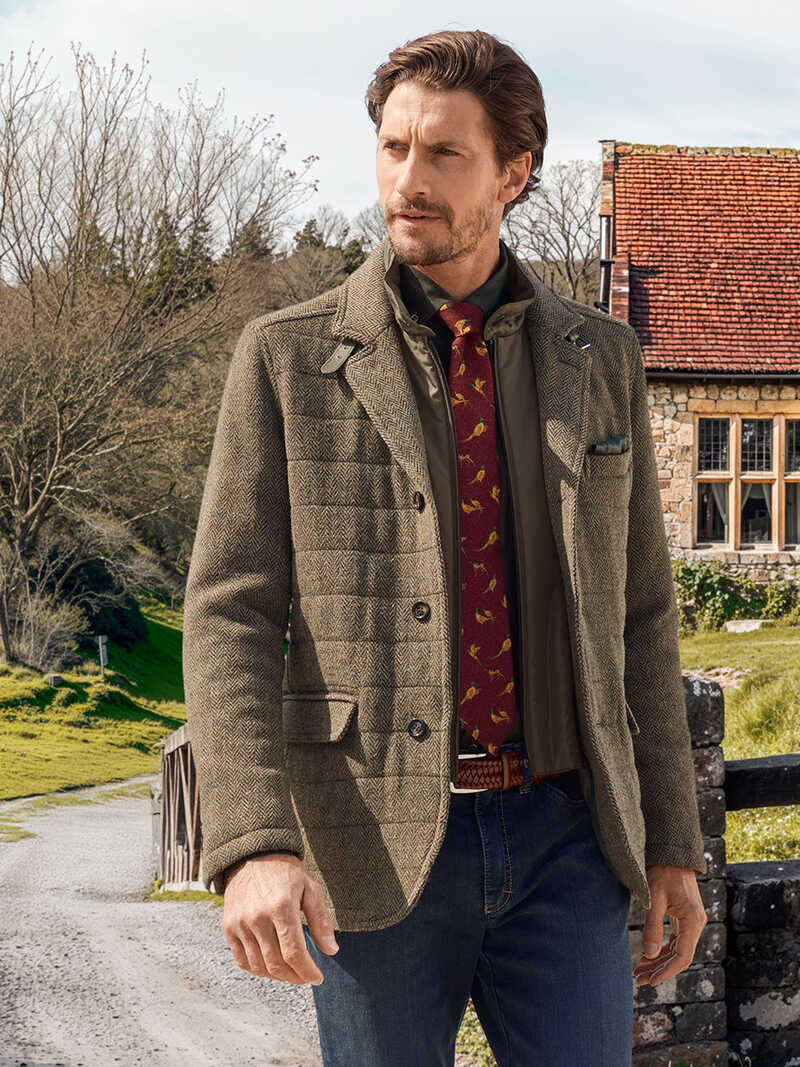 Alternatives Bild 3 zu Fieldjacket Fischgrat-Tweed