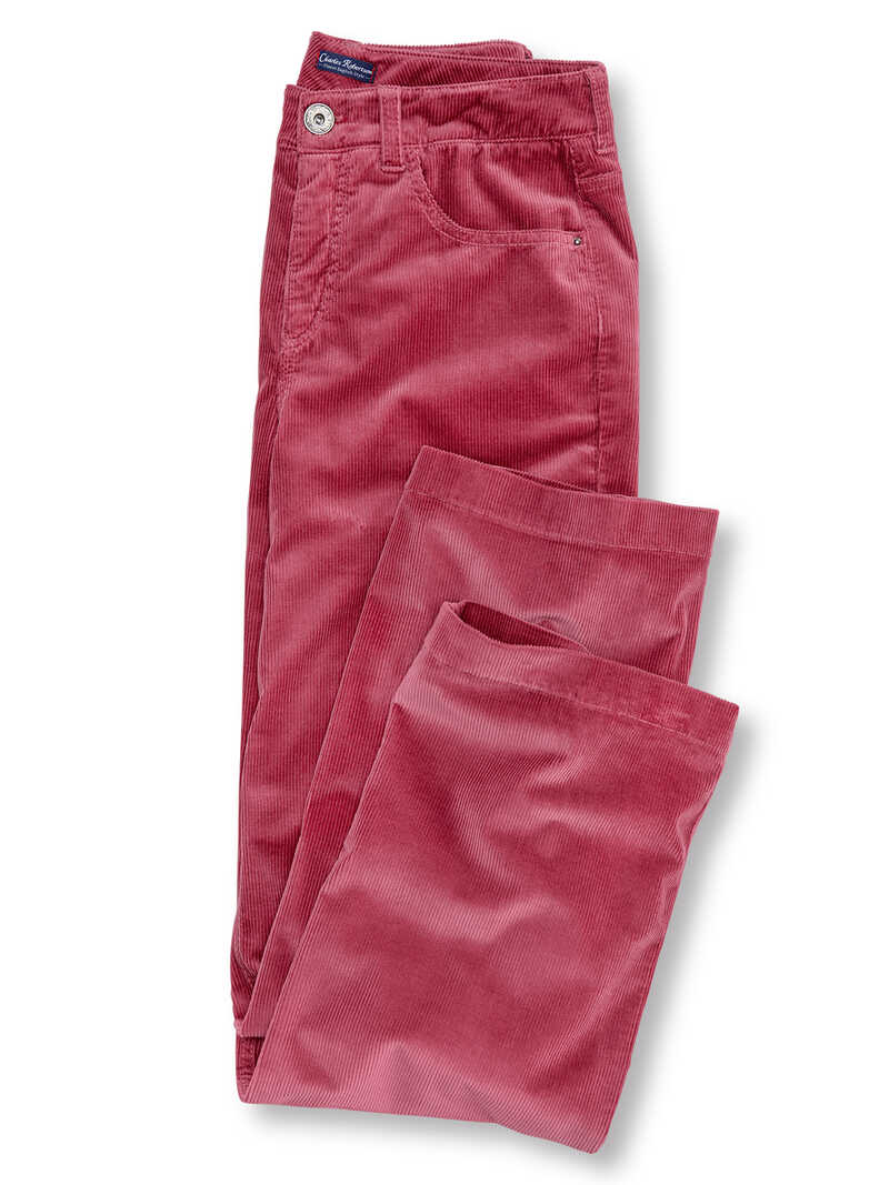 Produktbild zu Rosa Damen-Cordhose