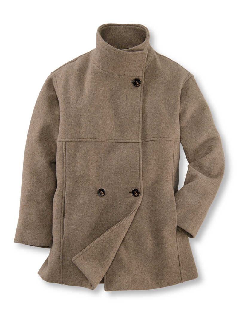 Alternatives Bild 1 zu Oversized-Wolljacke