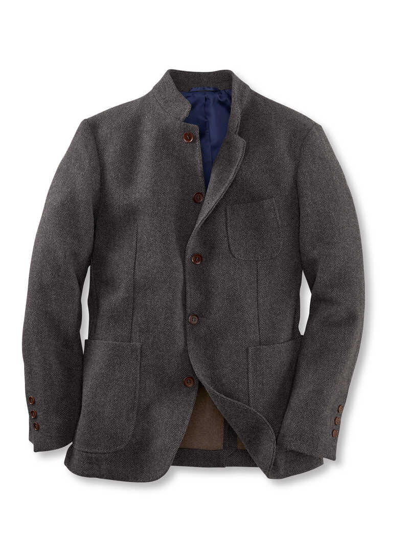 Alternatives Bild 1 zu Stehkragensakko Lewis Schurwoll-Tweed