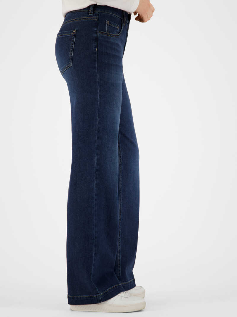 Alternatives Bild 2 zu Five-Pocket-Jeans mit hohem Bund