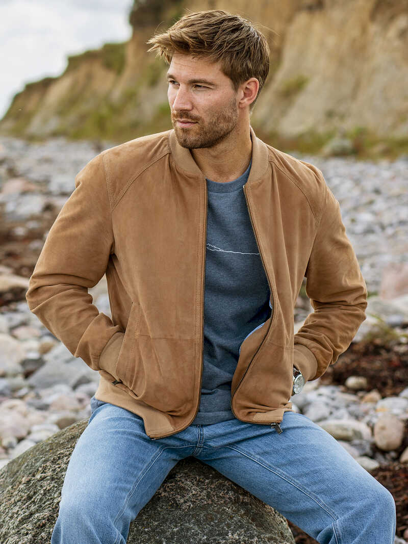 Alternatives Bild 3 zu Lederblouson aus Ziegenvelours