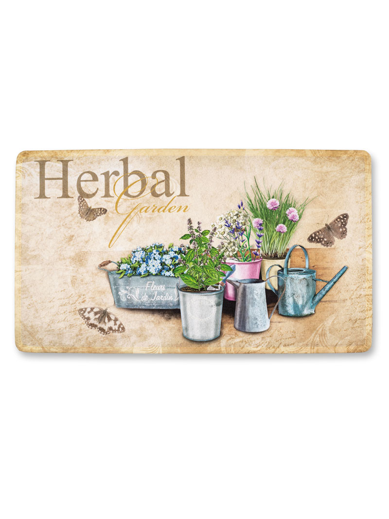Produktbild zu Fu�matte mit Gartenmotiv