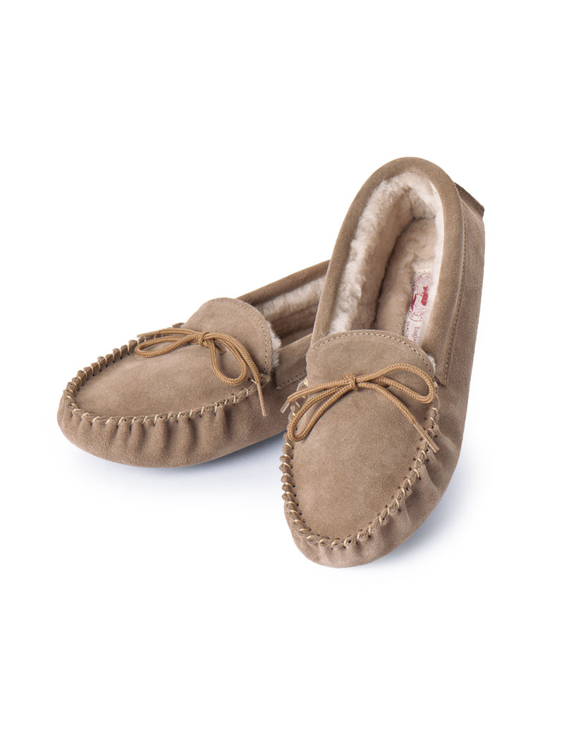 Produktbild zu Lammfellhausschuhe fr Damen