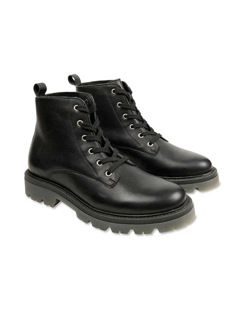 Produktbild zu Schwarze Leder-Boots