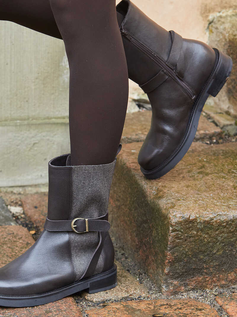 Alternatives Bild 3 zu Damen-Kurzstiefel-Nappaleder