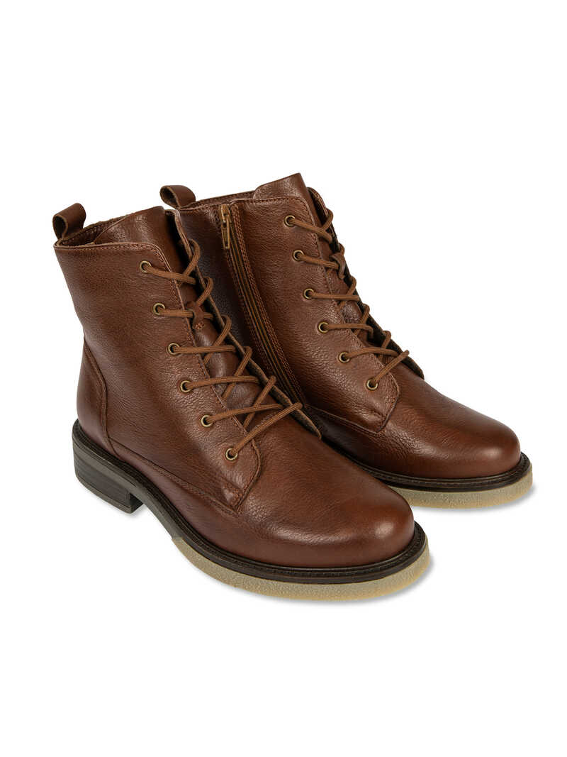 Produktbild zu Damen-Schnrboots aus Nappaleder