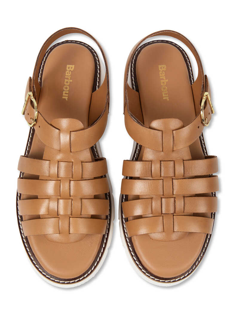 Alternatives Bild 1 zu Sommersandale mit weier Plateausohle