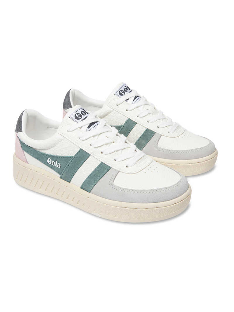 Produktbild zu Wei�er Gola-Sneaker Grandslam Trident