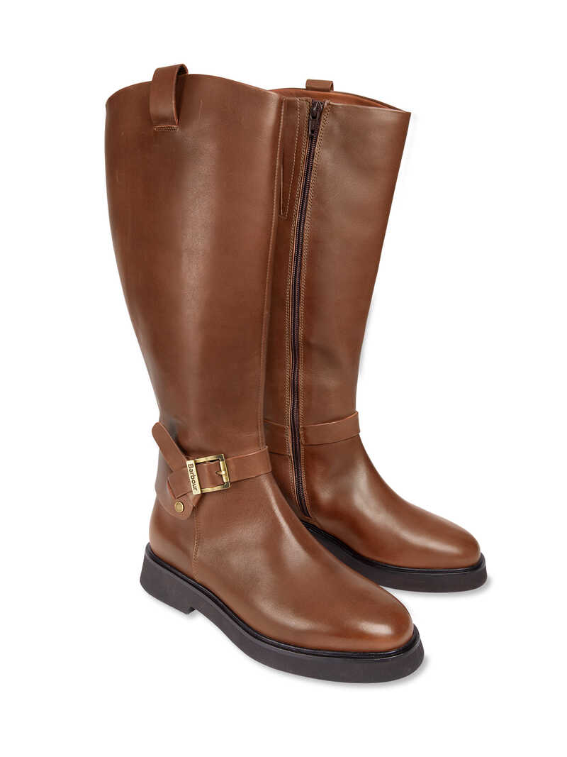 Produktbild zu Lederstiefel Theodora im Reiterlook