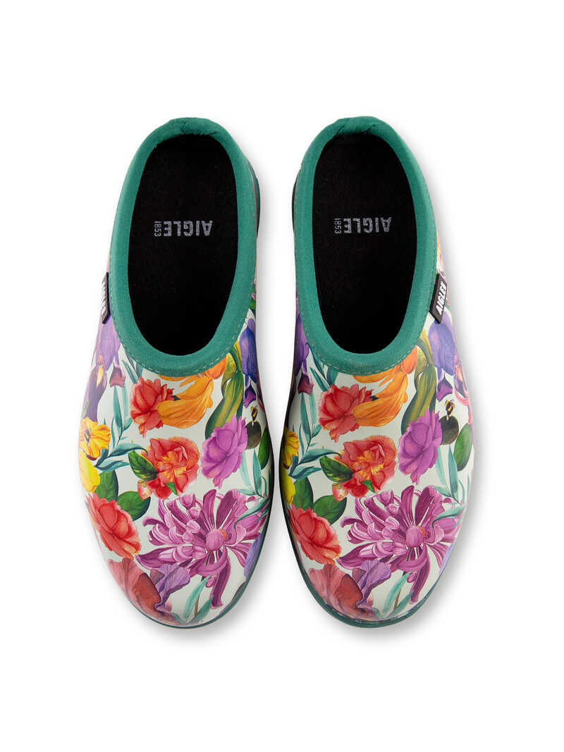 Alternatives Bild 2 zu Garten-Clogs mit bunten Blumen