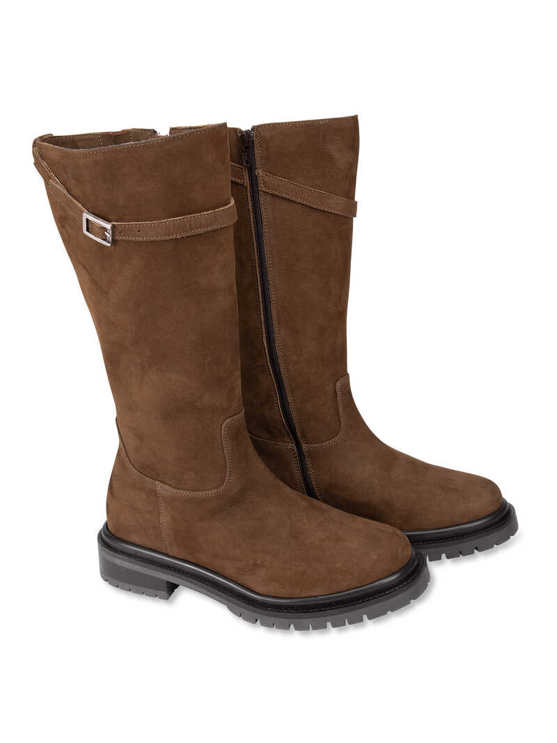 Produktbild zu Nubuk-Lederstiefel