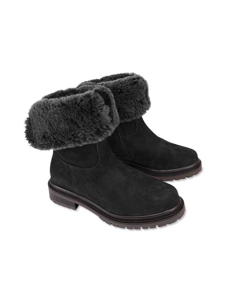 Produktbild zu Lammfell-Boots Nubukleder