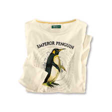 Langarmshirt für Damen mit Pinguin