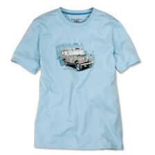 Hellblaues T-Shirt für Herren