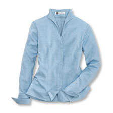 Alernatives Thumbnail 1 zu Flanell-Bluse mit Kelchkragen