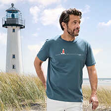 Alernatives Thumbnail 1 zu T-Shirt mit Leuchtturm