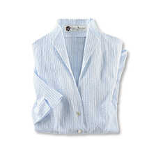 Alernatives Thumbnail 2 zu Seersucker-Kelchkragenbluse