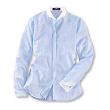 Alernatives Thumbnail 1 zu Streifenbluse mit Bubikragen