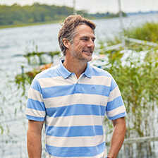 Alernatives Thumbnail 1 zu Poloshirt mit Regattastreifen