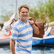 Alernatives Thumbnail 3 zu Poloshirt mit Regattastreifen