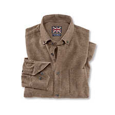 Flanellhemd Fischgrat