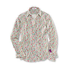 Alernatives Thumbnail 1 zu Weie Feincordbluse mit LIberty-Print Rosehip