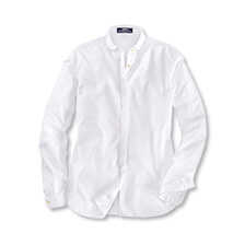 Alernatives Thumbnail 2 zu Weie Popeline-Bluse Bubikragen mit Perlenband