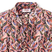 Alernatives Thumbnail 2 zu Liberty-Bluse Peacock mit Stehkragen