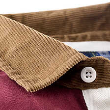 Alernatives Thumbnail 4 zu Rotes Rugbyshirt mit Cordkragen