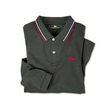 Langarm-Polo Bio-Baumwolle