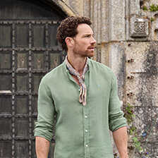 Alernatives Thumbnail 1 zu Stehkragenhemd