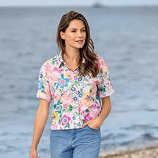 Alernatives Thumbnail 1 zu Blumenbluse mit Liberty-Print